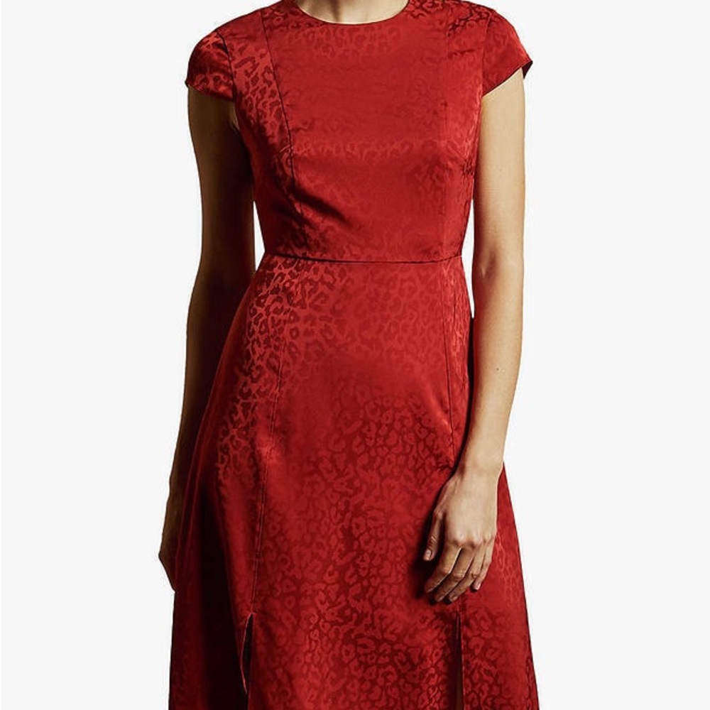 Ted baker Bellana midi dress 2 / us 6 / uk 10 - Picture 2 of 6